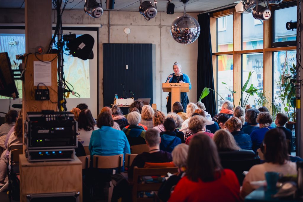 Das Plenum während der Keynotes auf dem Journaling Barcamp 2026 in Hamburg